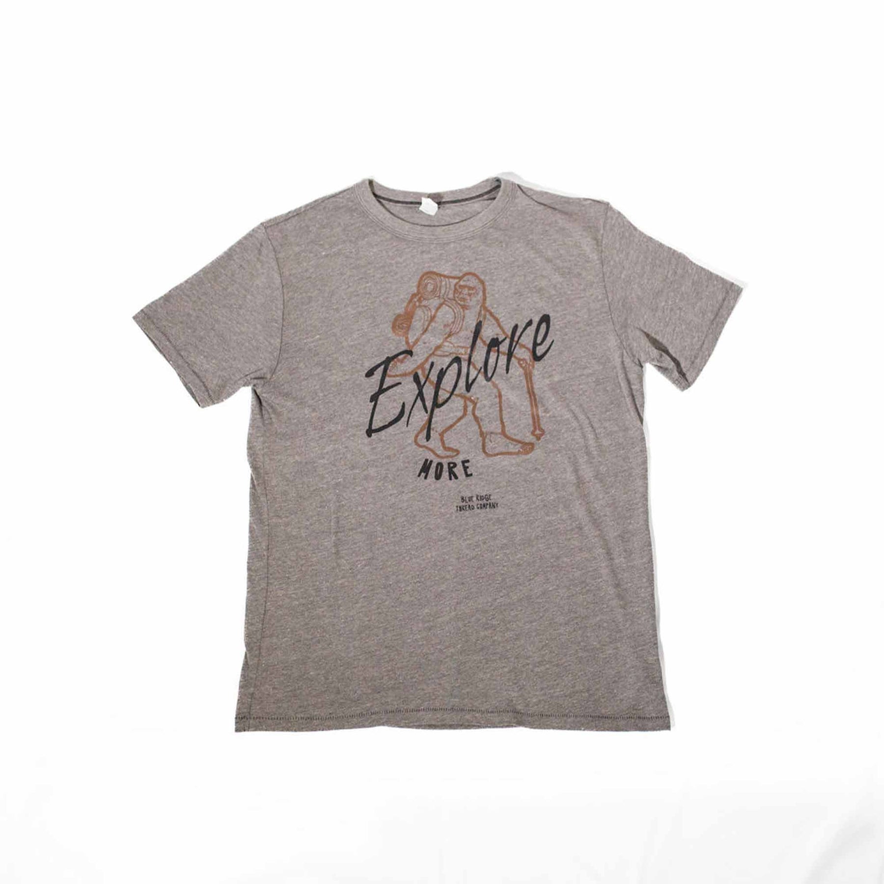 Bigfoot Explore More T-shirt - super soft eco-friendly shirt  hiking, outdoors, sasquatch