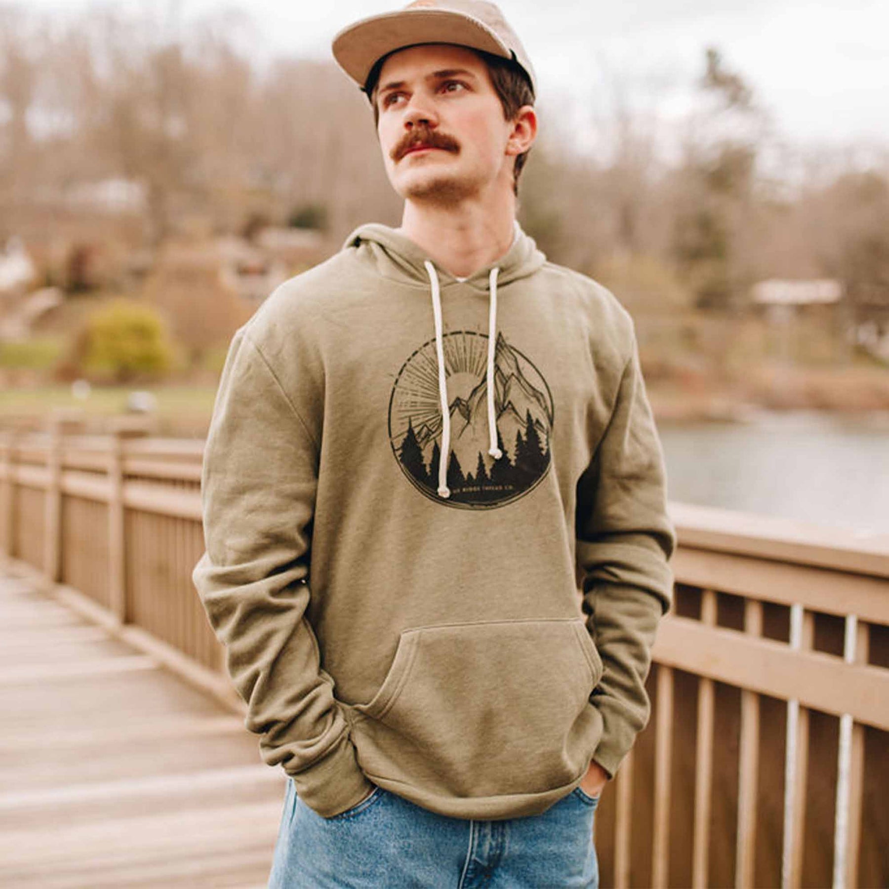 The Mountain View Hoodie - Eco Friendly