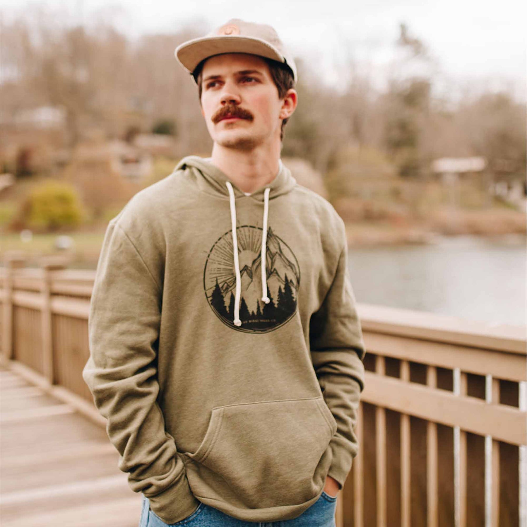 The Mountain View Hoodie - Eco Friendly