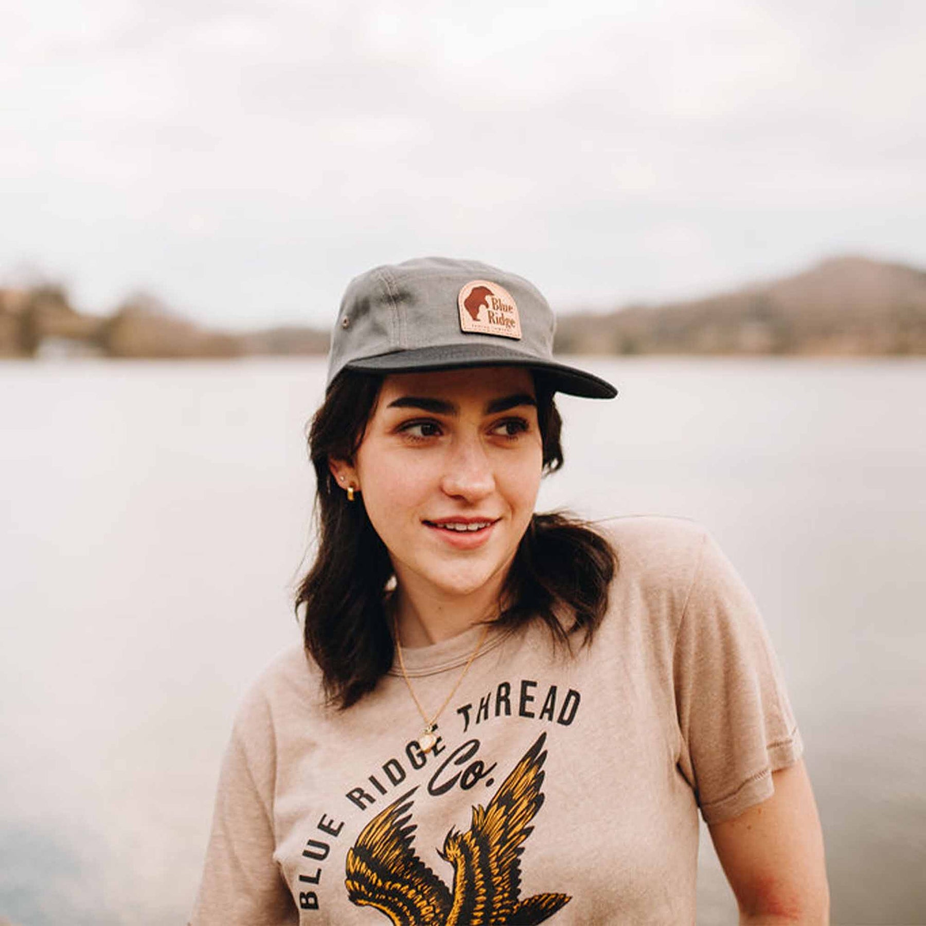 The Bear Two-Tone Hemp Canvas 5 Panel Camp Cap