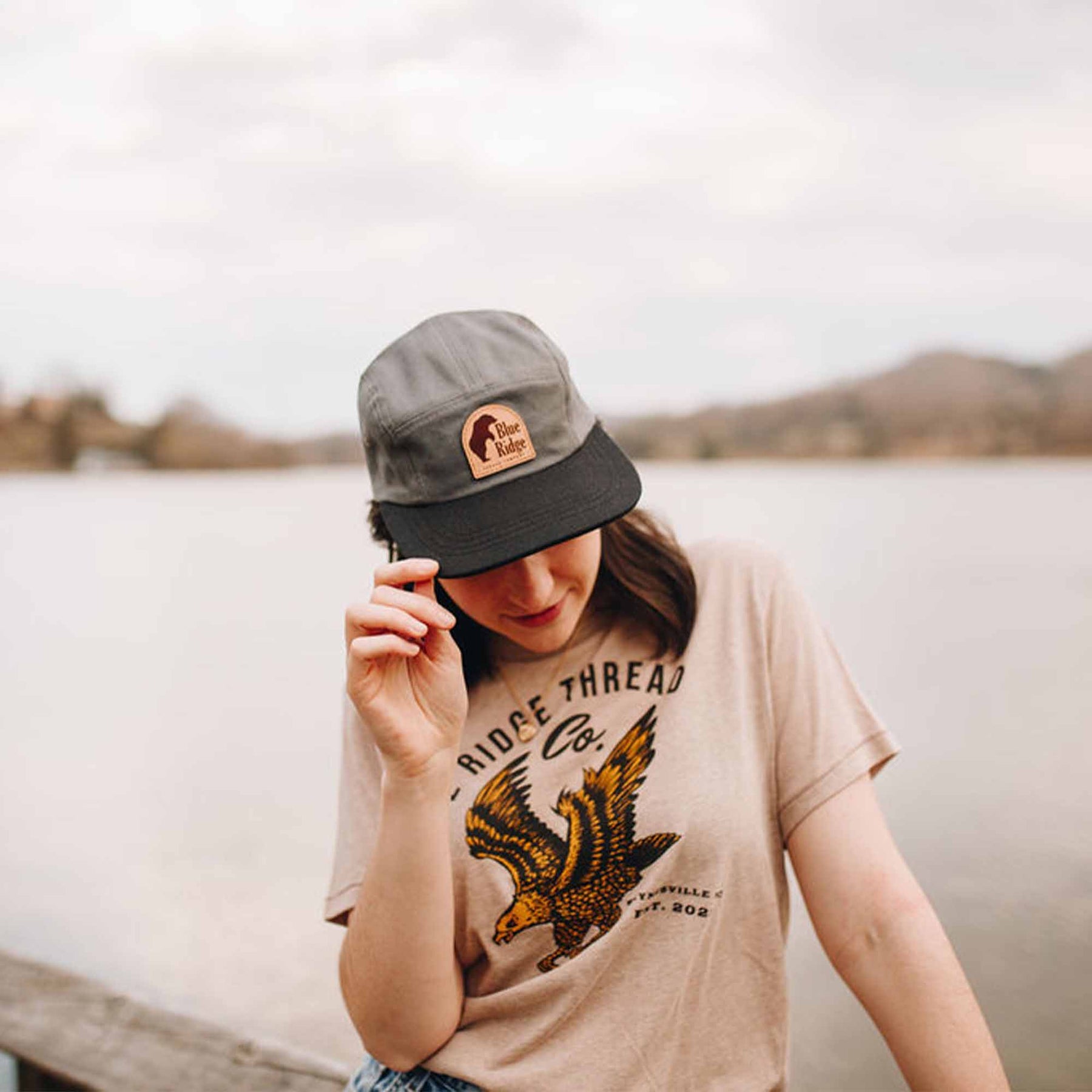 The Bear Two-Tone Hemp Canvas Camp CapThe Bear Two-Tone Hemp Canvas 5 Panel Camp Cap The Mountain View Hoodie Green The Elk Organic Cotton Beanie Yellow The Waynesville Eagle Shirt