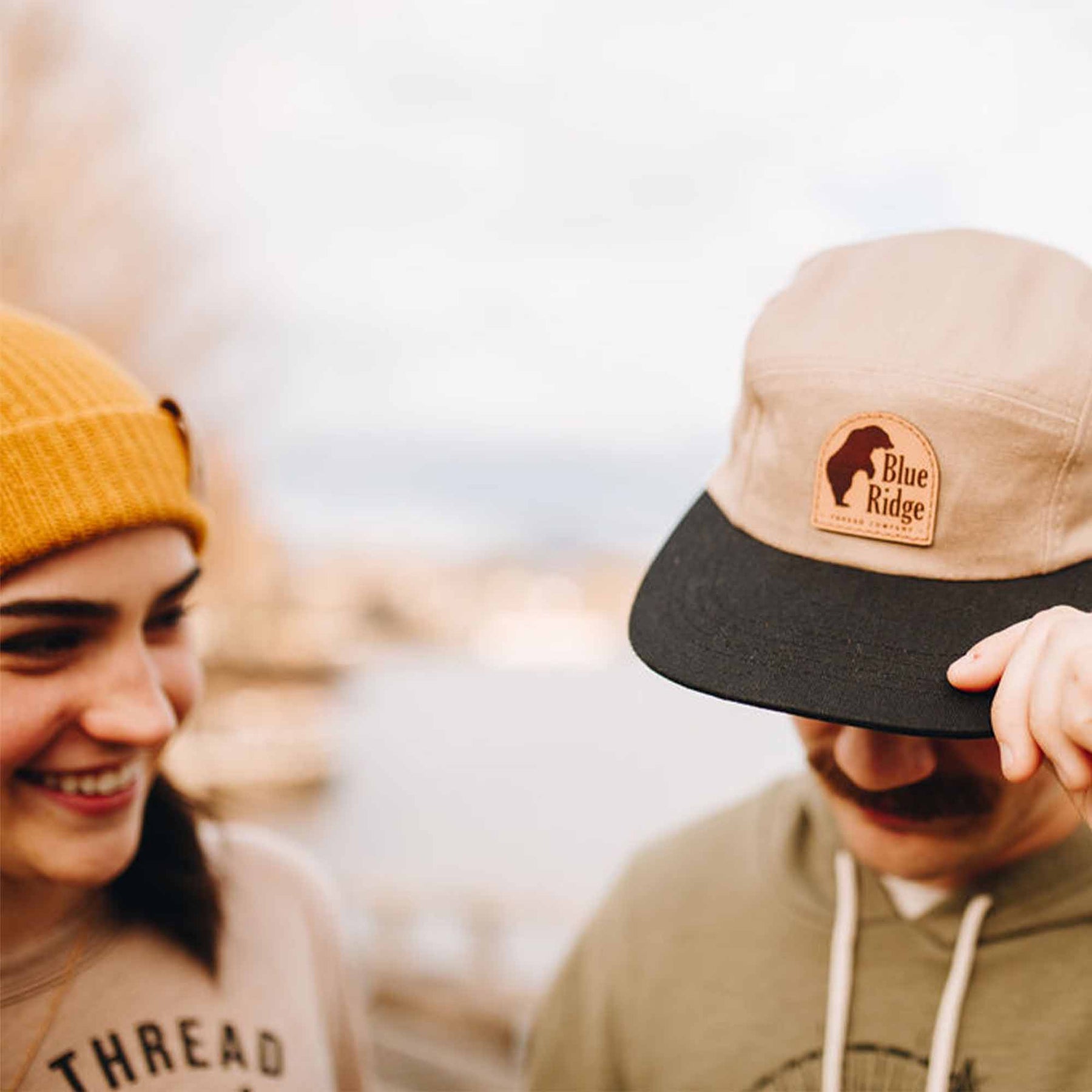 The Bear Two-Tone Hemp Canvas Camp CapThe Bear Two-Tone Hemp Canvas 5 Panel Camp Cap The Mountain View Hoodie Green The Elk Organic Cotton Beanie Yellow The Waynesville Eagle Shirt