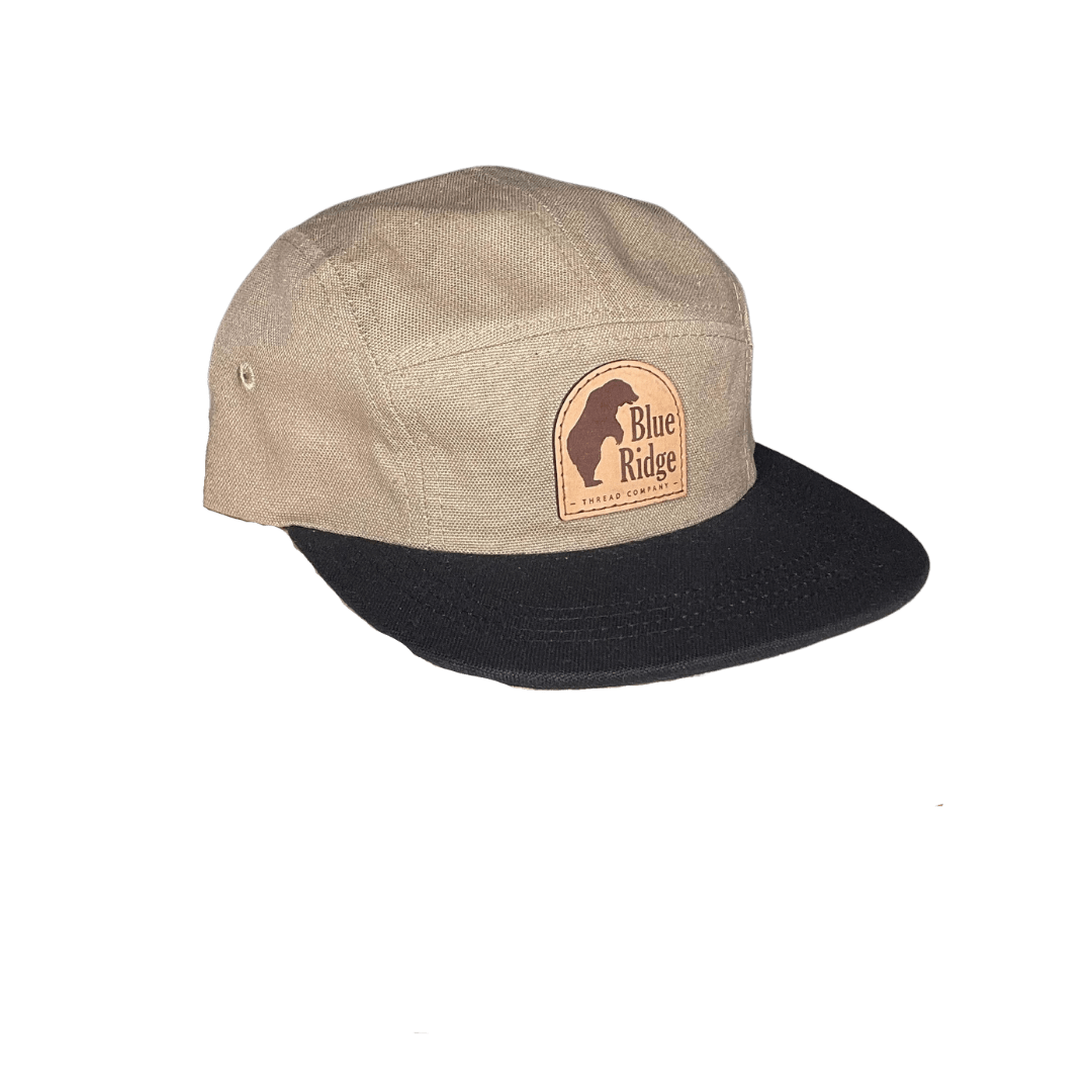 The Bear Two-Tone Hemp Canvas 5 Panel Camp Cap