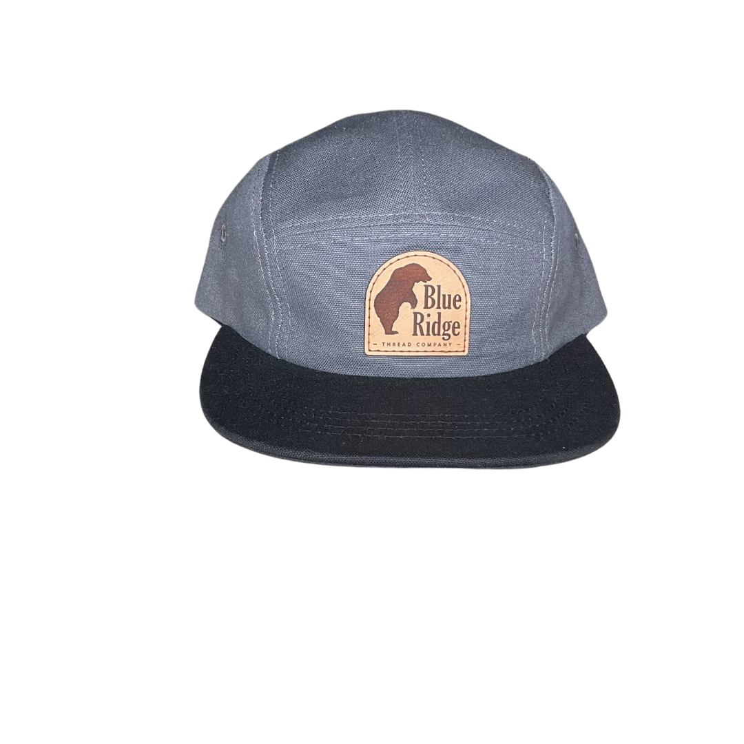 The Bear Two-Tone Hemp Canvas 5 Panel Camp Cap