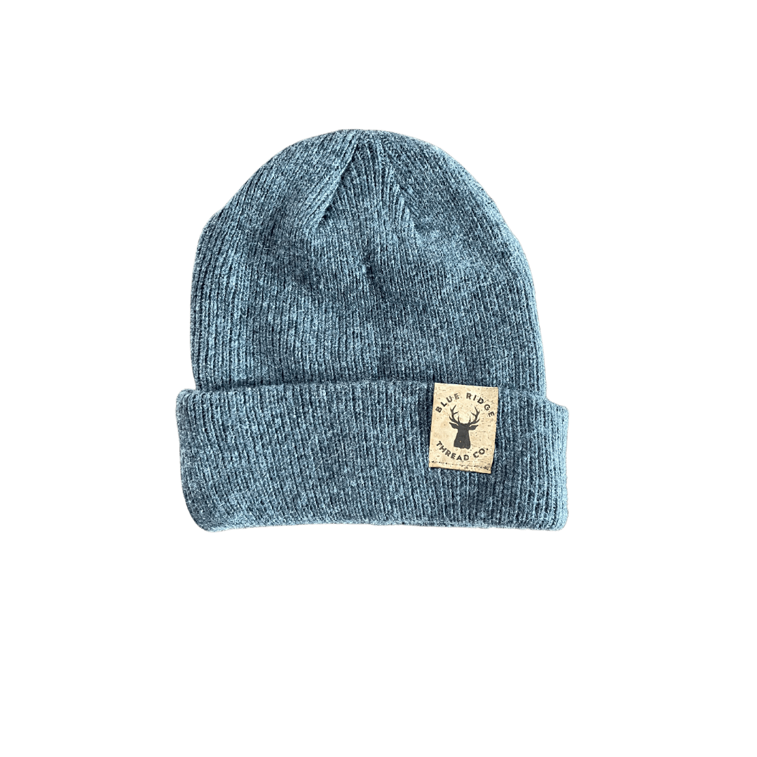 Eco friendly 100% merino wool beanie charcoal color