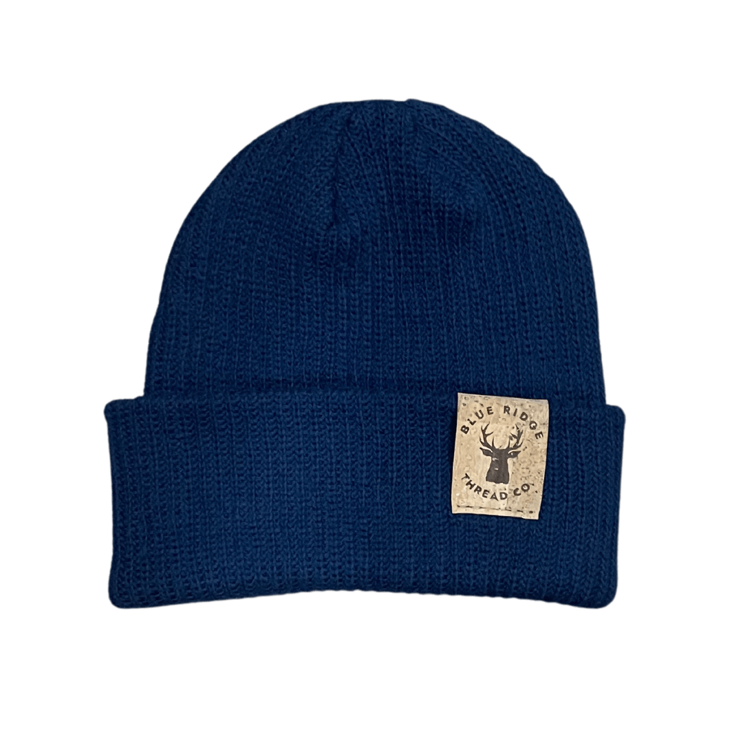 Organic Cotton Beanie Elk Navy