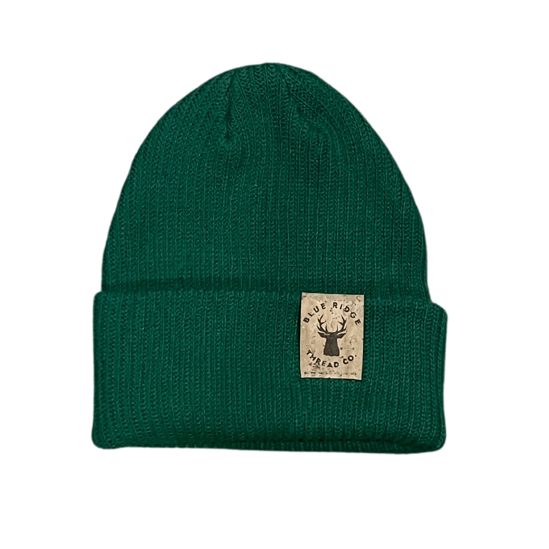 Organic Cotton Beanie Elk Green