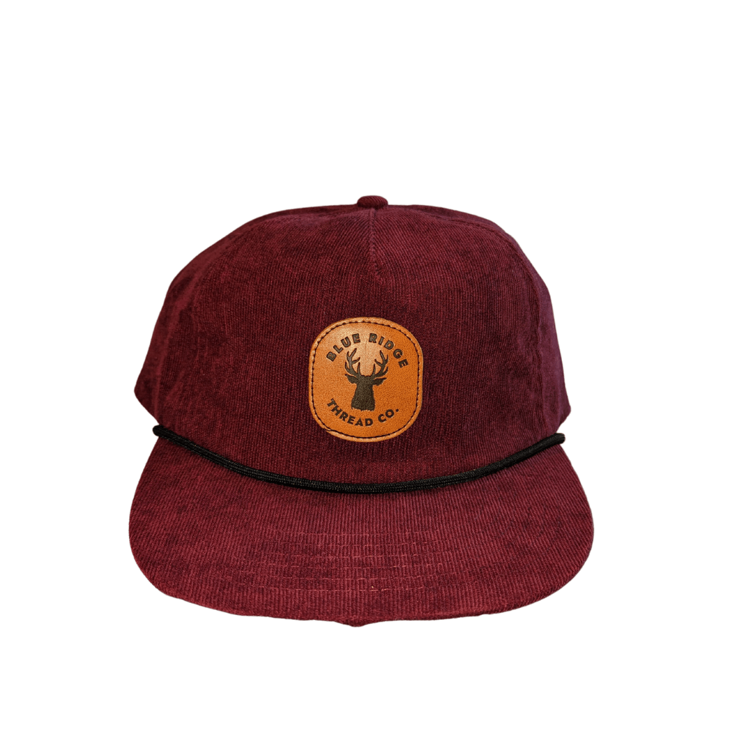 The Elk Corduroy Maroon Hat