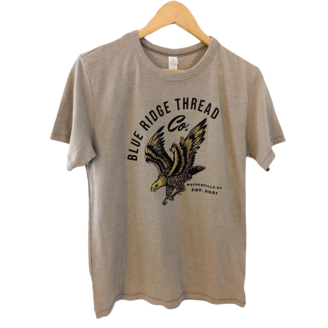 The Eagle T-shirt tan - super soft eco-friendly shirt hiking, outdoors, Waynesville