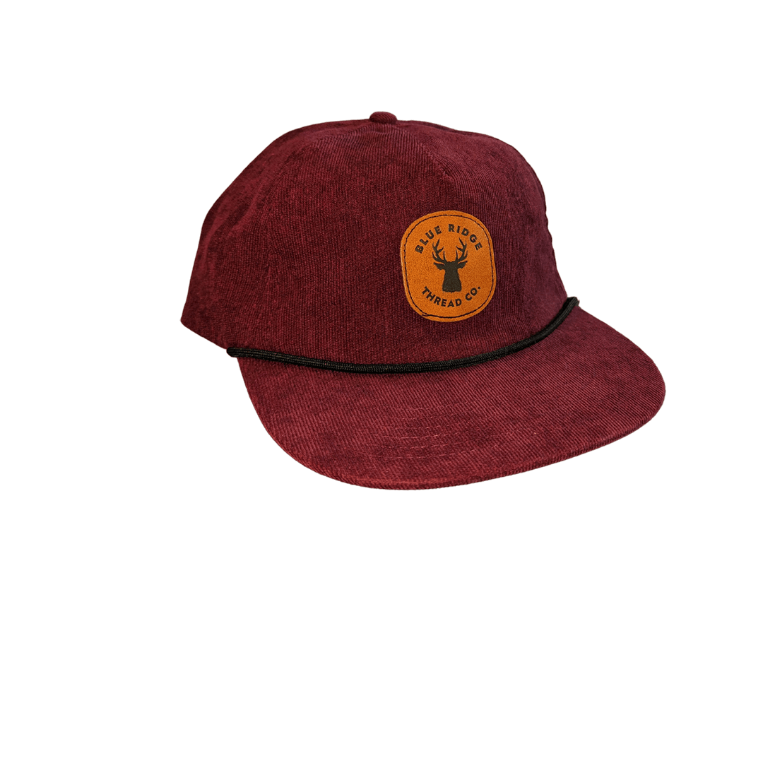 The Elk Corduroy Maroon Hat