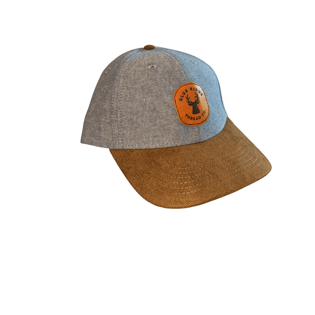 The Elk Denim Linen & Tan Hat