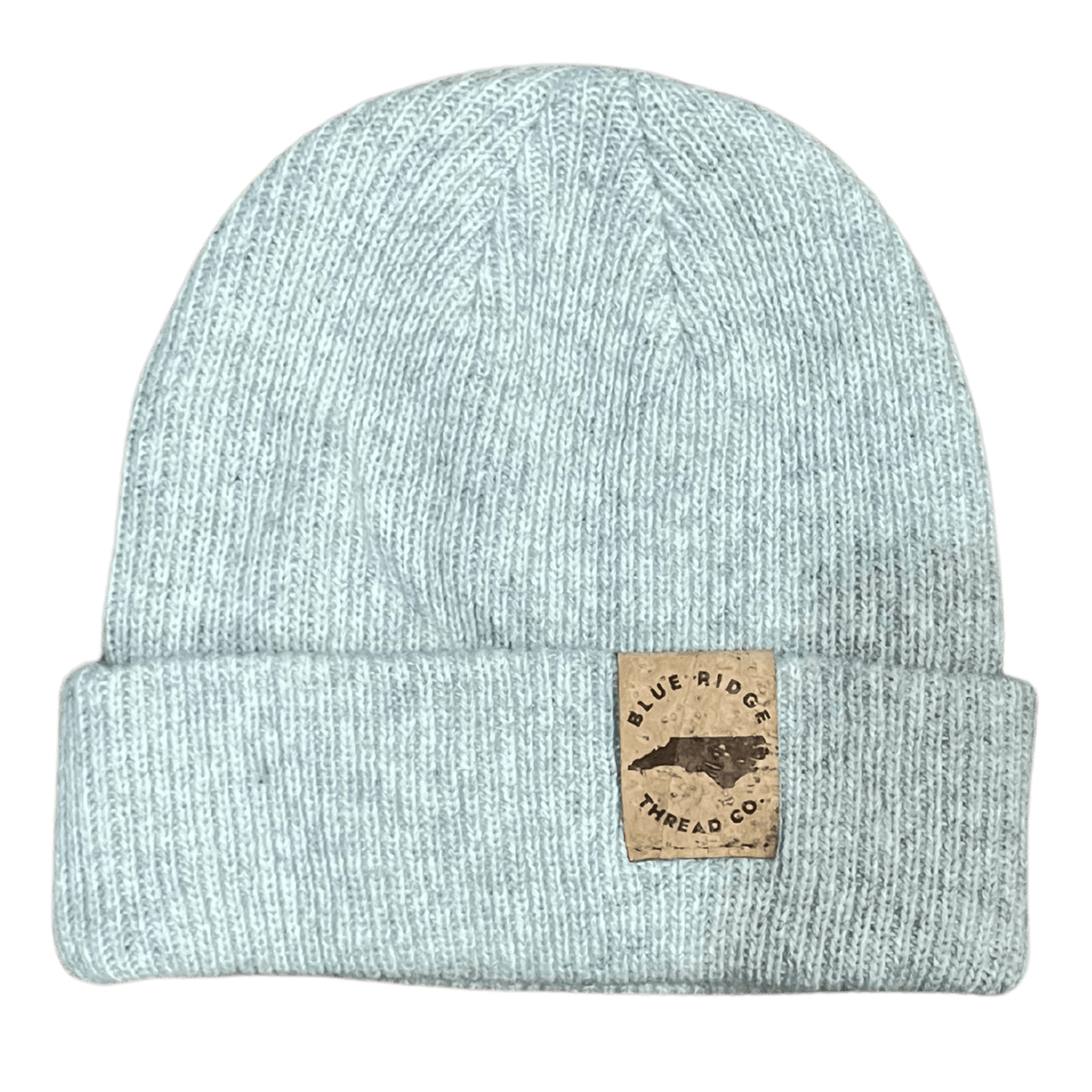 Eco Friendly North Carolina Merino Wool Beanie w/Cork Leather Tag
