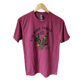 The Eagle T-shirt red - super soft eco-friendly shirt  hiking, outdoors, Waynesville