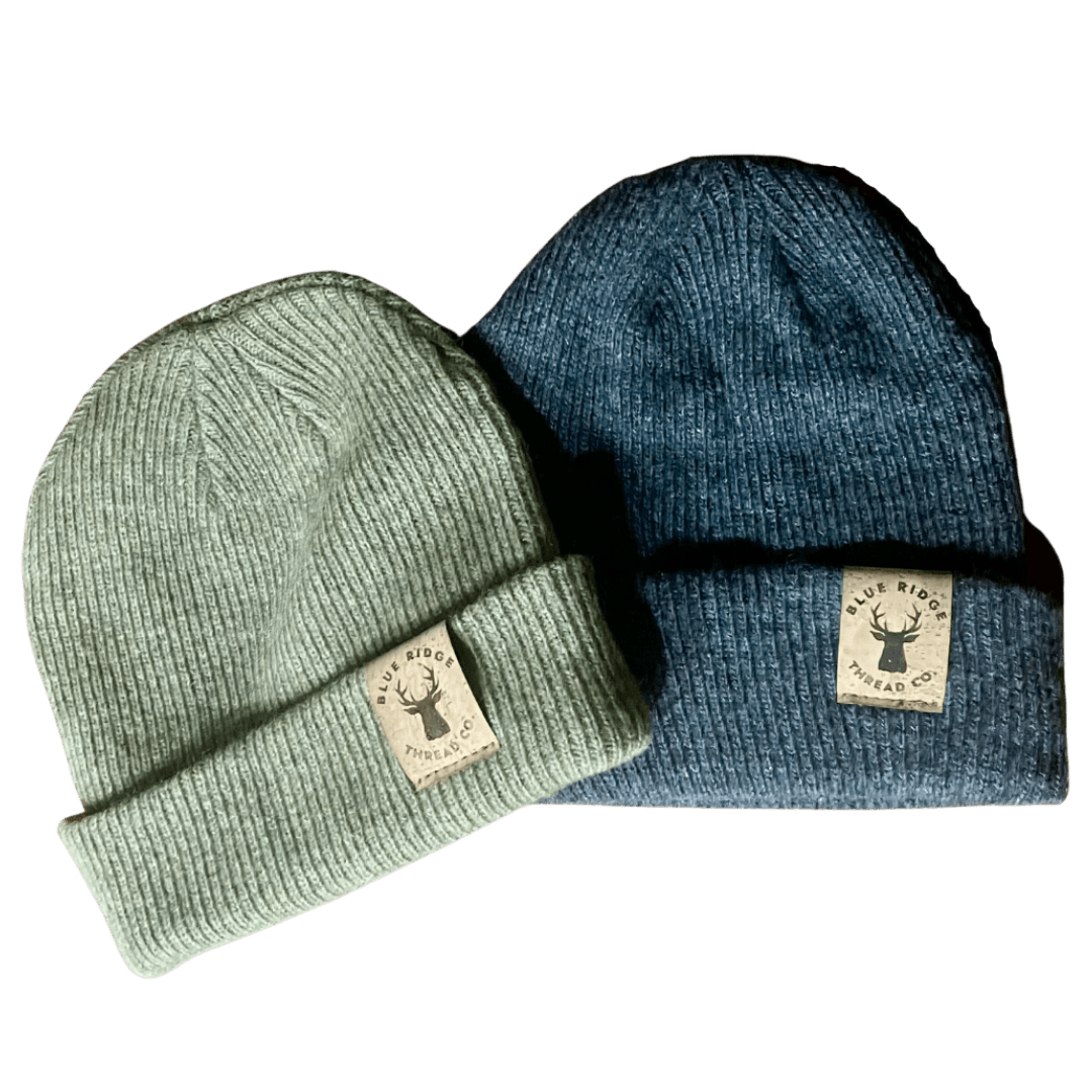 Bountiful Merino Wool Beanies with Upcycled Leather Tags — THE BOUNTIFUL BAG