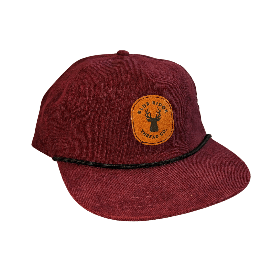 The Elk Corduroy Maroon Hat