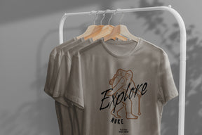 Bigfoot Explore More T-shirt - super soft eco-friendly shirt  hiking, outdoors, sasquatch