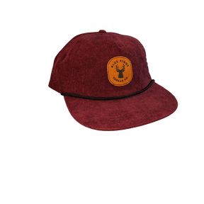 The Elk Corduroy Maroon Hat